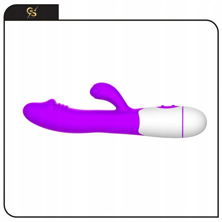 WIBRATOR DAMSKI DO ŁECHTACZKI DLA PAR KRÓLICZEK 30PROGRAMÓW + Żelowe