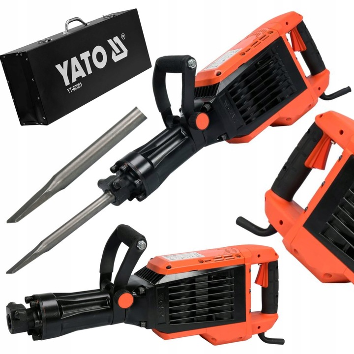 YATO MŁOT WYBURZENIOWY 65J CHŁODZONY OLEJEM YT-82001 HEX 1600W CEGŁA