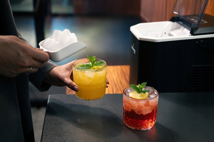 DOMOWA KOSTKARKA DO LODU MASZYNA DO KOSTEK EKSPRESOWY LÓD DO NAPOJU