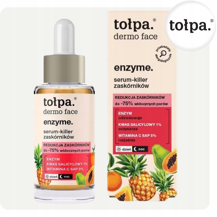 Serum do Twarzy Killer Zaskórników Dermo Face Enzyme 30ml Wydajne