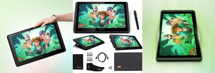 Tablet graficzny BOSTO 12HD-A LCD 8192 st 5080 LPI