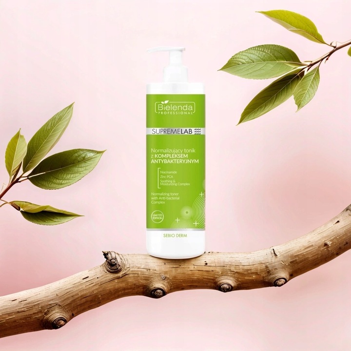 TONIK DO TWARZY BIELENDA SUPREMELAB SEBIO DERM NORMALIZUJĄCY 500ML