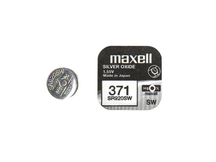 Bateria Srebrowa Maxell 371 SR920SW SR69 10szt.