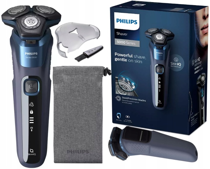 BEZPRZEWODOWA ELEKTRYCZNA MASZYNKA DO GOLENIA GOLARKA PHILIPS DO ZAROSTU