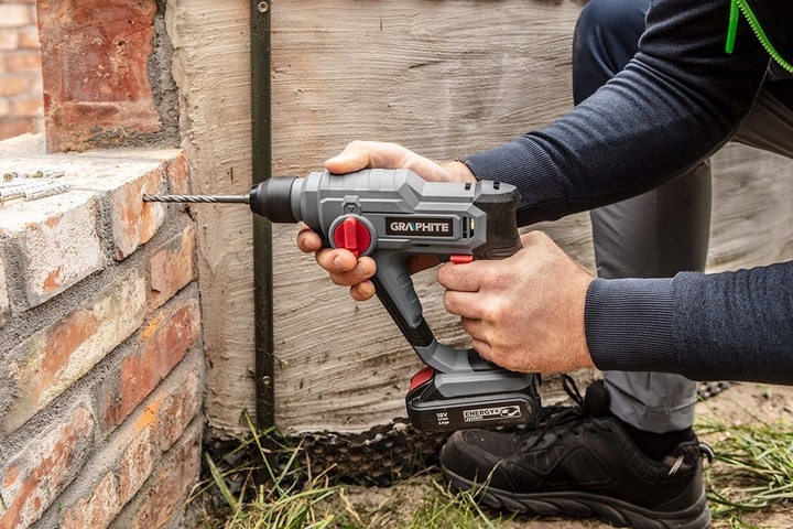 GRAPHITE MŁOTOWIERTARKA 18V Li-Ion SDS-plus bez akumulatora 58G009