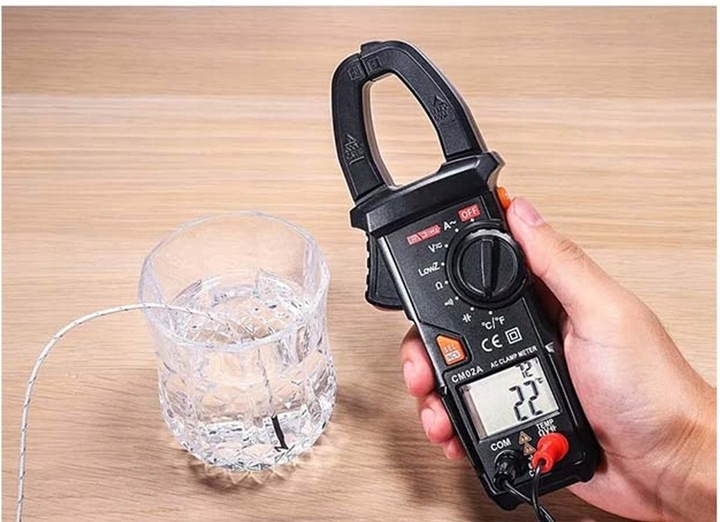 Tacklife CM02A Tester Cyfrowy Miernik Cęgowy AC DC Multimetr +