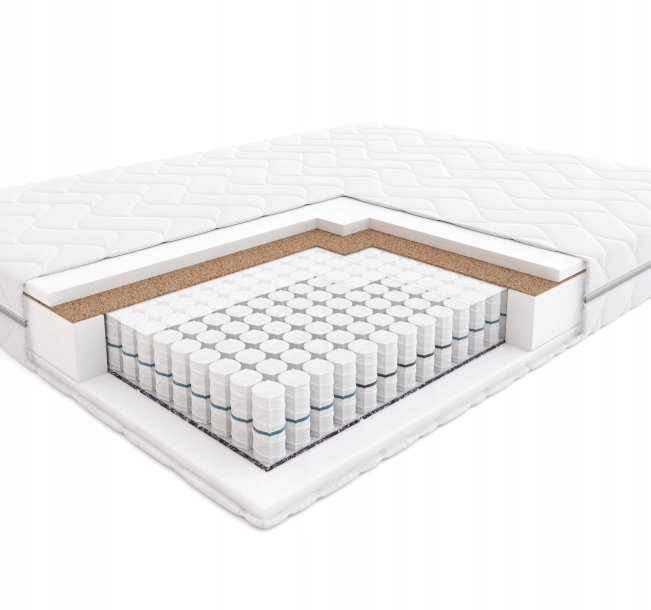 Materac Kieszeniowy FANDANGO Hilding 180x200 cm Kokos Wyrób Medyczny