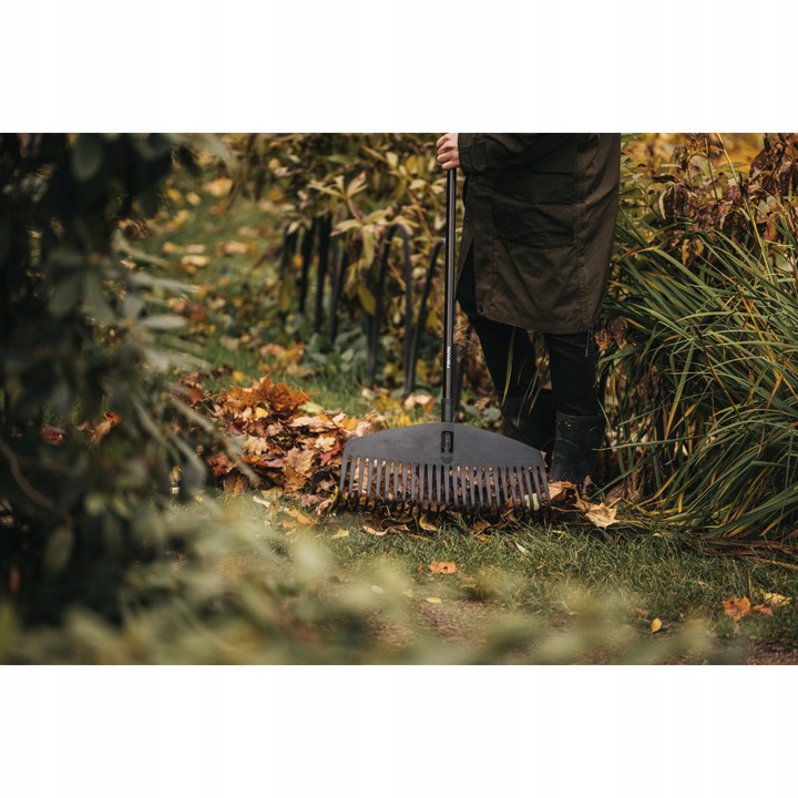 FISKARS Solid Głowica grabie do liści trawy L ogrodowe szerokie 52cm