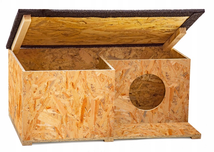 BUDKA BUDA DOMEK KOJEC LEGOWISKO DLA KOTA NA ZIMĘ