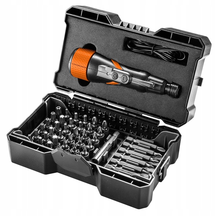 Wkrętak Akumulatorowy USB-C + Akcesoria + Etui 3,6 V NEO TOOLS