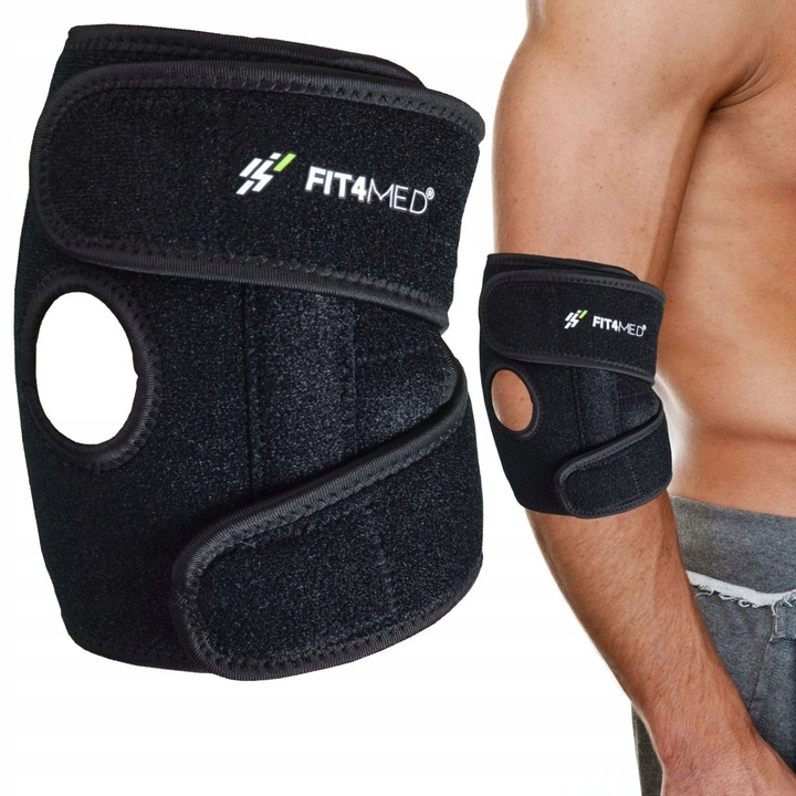 Opaska ściągacz łokieć tenisisty neoprenowa UCISKOWA na LOKIEC STABILIZATOR