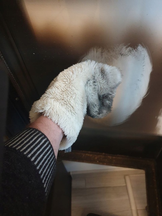 RAYPATH RĘKAWICA BIAŁA DO CZYSZCZENIA NA MOKRO Z NANOSREBREM