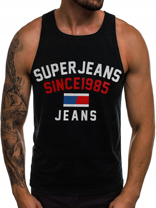 KOSZULKA NA RAMIĄCZKACH MĘSKA MĘSKI TANK TOP