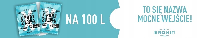 Drożdże gorzelnicze Turbo X-Pure 21,3% 100L