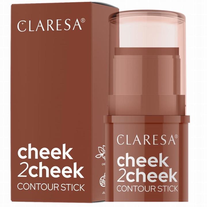 Claresa Cheek 2 Cheek Bronzer w Sztyfcie 01 Neutral Sand