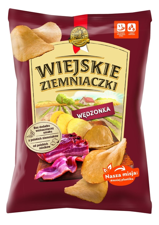Zestaw Chipsy Wiejskie Ziemniaczki MIX 6+1 Gratis (7x130g)