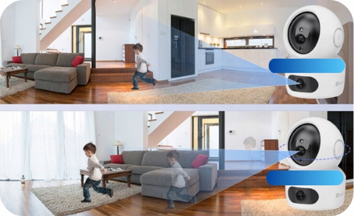 Kamera obrotowa EZVIZ H7c Dual 2K+ 2x 4Mpx AutoTracking Detekcja Aplikacja