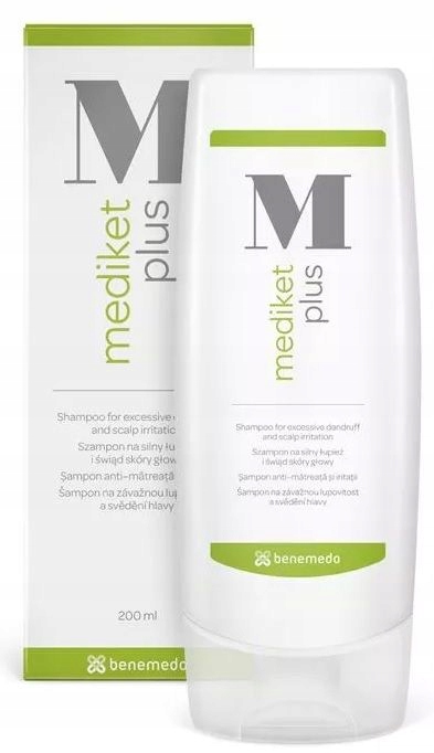 Mediket plus, szampon, na silny łupież i świąd skóry głowy, 200 ml
