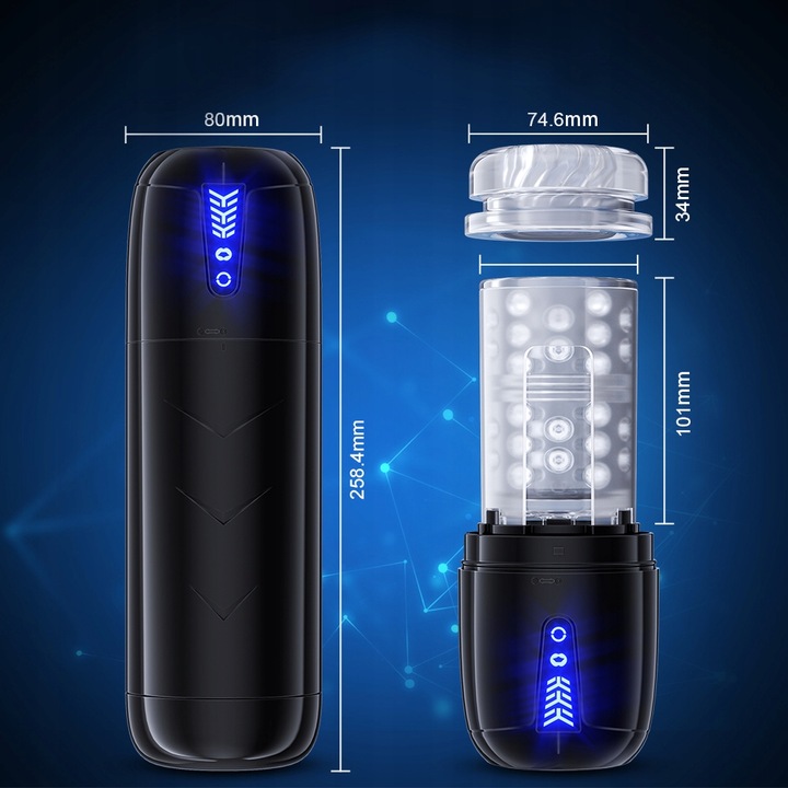 Męski automatyczny masturbator Męski awansujący 14 trybów ssania Obrót APP