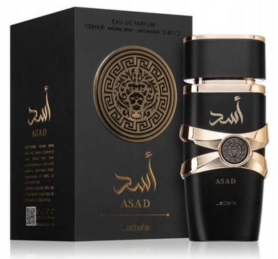 Lattafa Asad 100 ml EDP męska czarna woda perfumowana arabska
