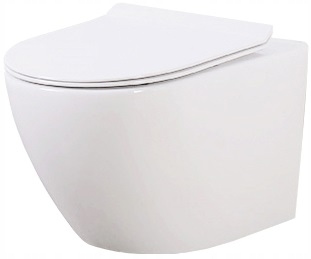 MISKA PODWIESZANA MUSZLA WC WISZĄCA MISA TORNADO + DESKA