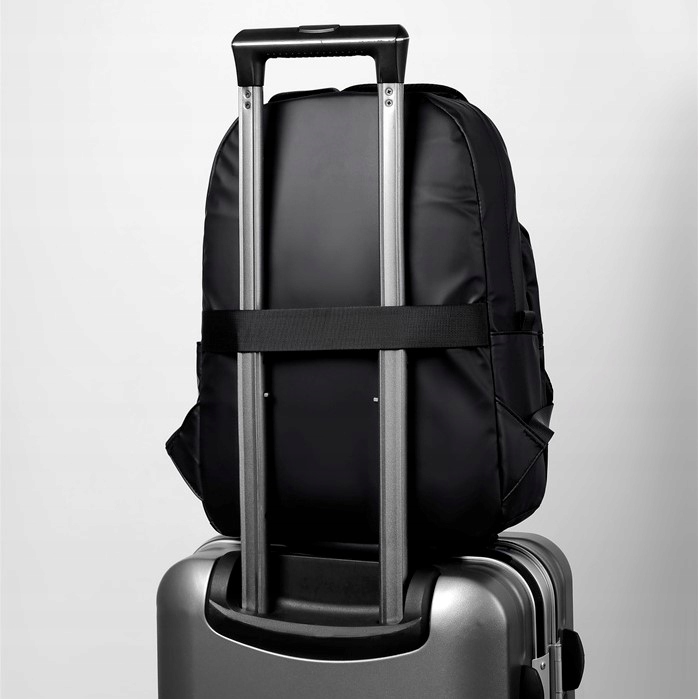 Plecak KELF CZARNY Szkolny Podróżny 4 kieszenie 20L MAT OXFORD Poliester