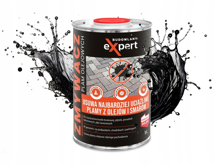 ZMYWACZ DO USUWANIA CIĘŻKICH PLAM OLEJU OLEJOWYCH Z KOSTKI BRUKOWEJ BRUKU