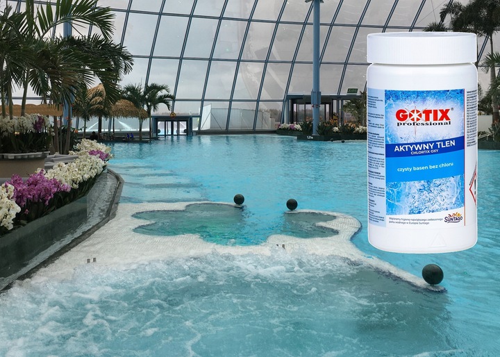 Aktywny Tlen do Basenu Jacuzzi SPA Chemia Basenowa bez Chloru Tabletki 1KG