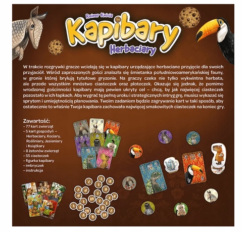 GRA RODZINNA KAPIBARY HERBACIARY 02737 TREFL