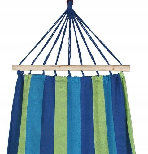 DUŻY HAMAK OGRODOWY NA STELAŻU 2-OSOBOWY WISZĄCY BUJAK HUŚTAWKA + POKROWIEC