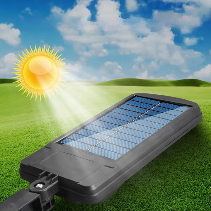 LAMPA SOLARNA LED Z CZUJNIKIEM RUCHU ZMIERZCHU COB