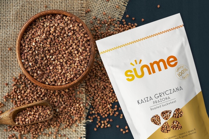 KASZA GRYCZANA Prażona Palona 5kg POLSKA Czysta Najlepsza SUPER JAKOŚĆ