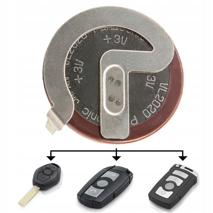 Akumulator Bateria VL2020 do kluczyka BMW E39 E46 X3 X5 Mini