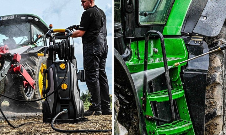 Myjka ciśnieniowa pompa mosiężna 3200W Indukcja 350bar ZESTAW PRO