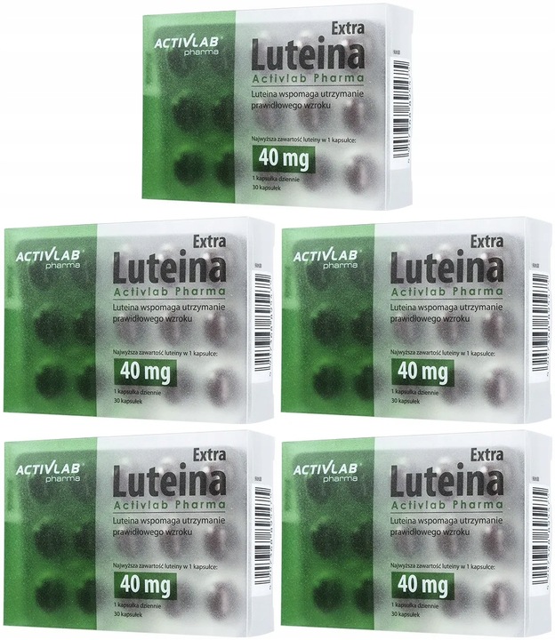 Activlab Luteina Extra 40mg Zdrowy Wzrok 30 kaps
