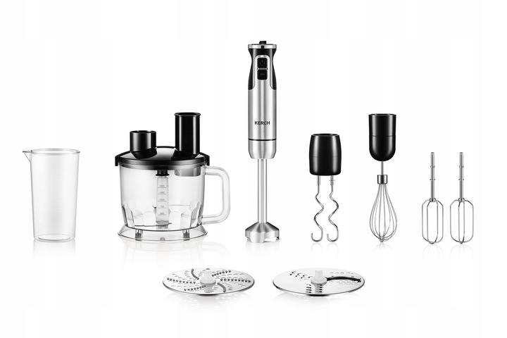 BLENDER RĘCZNY MIKSER WIELOFUNKCYJNY KERCH ACTIVE 1800W TURBO