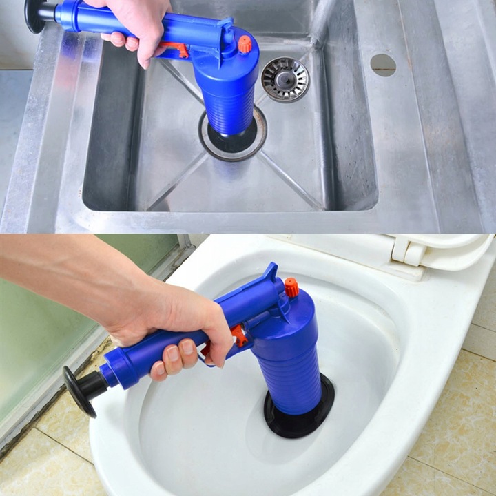 PISTOLET DO UDRAŻNIANIA RUR PRZEPYCHACZ TOALET WC ZLEWU KANALIZACJI KRET