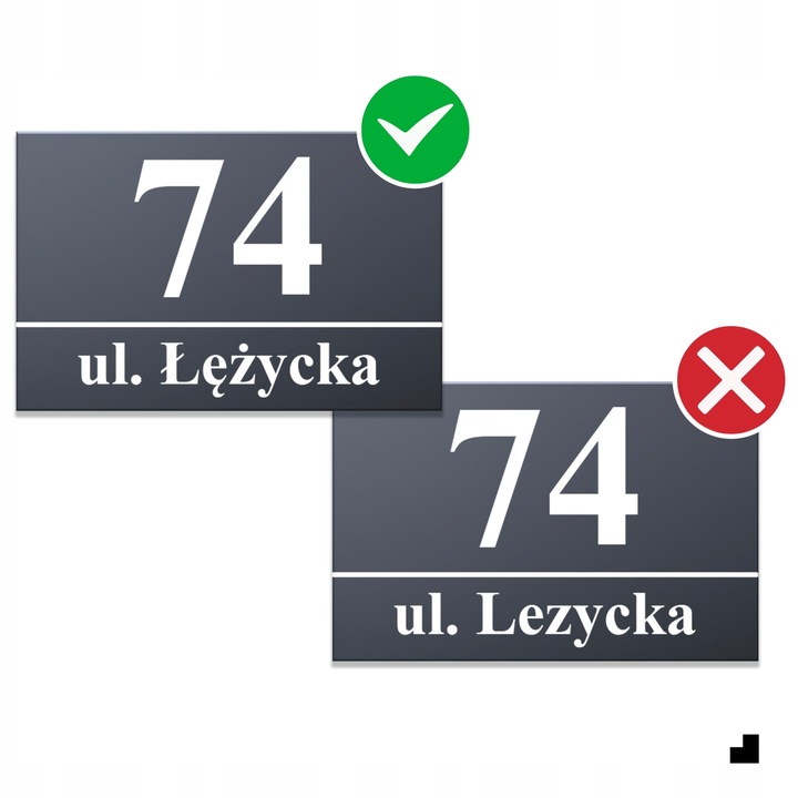 NUMER DOMU numer na dom TABLICZKA ADRESOWA Z NUMEREM DOMU antracyt + KOŁKI