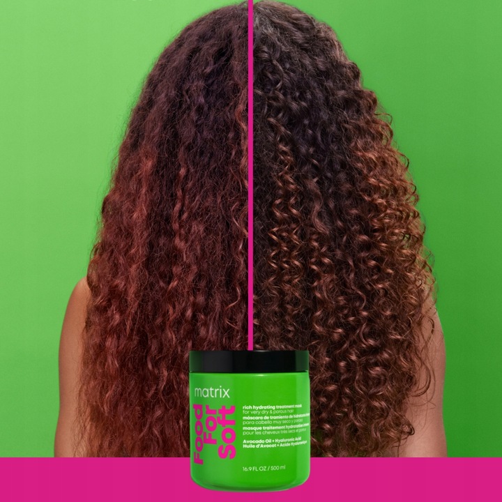 Matrix Food For Soft Maska nawilżająca do włosów suchych 500ml, z awokado