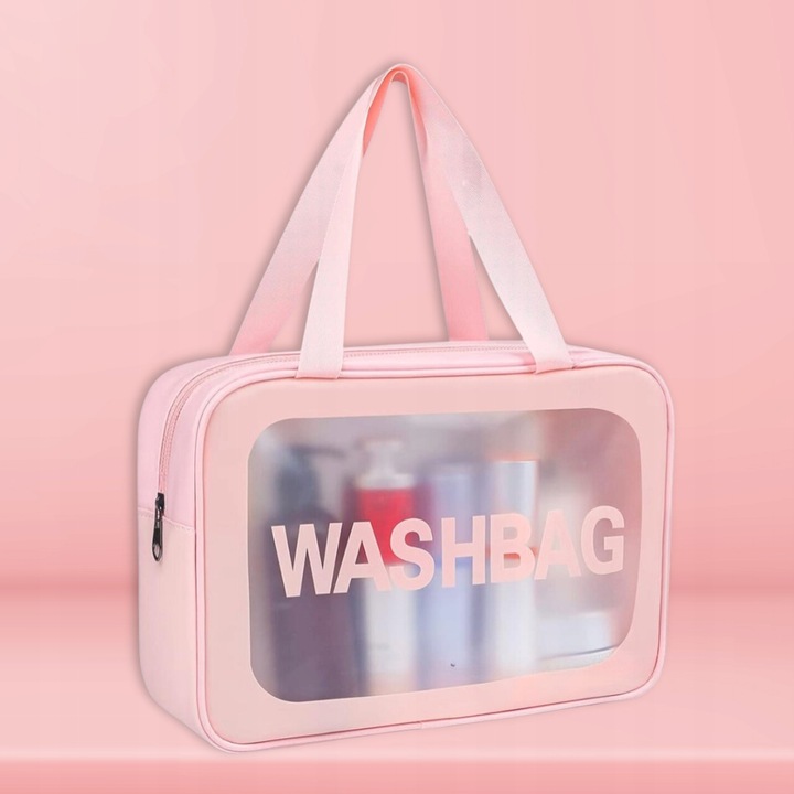 3x KOSMETYCZKA ZESTAW PODRÓŻNA TURYSTYCZNA PZEZROCZYSTA NA ZAMEK