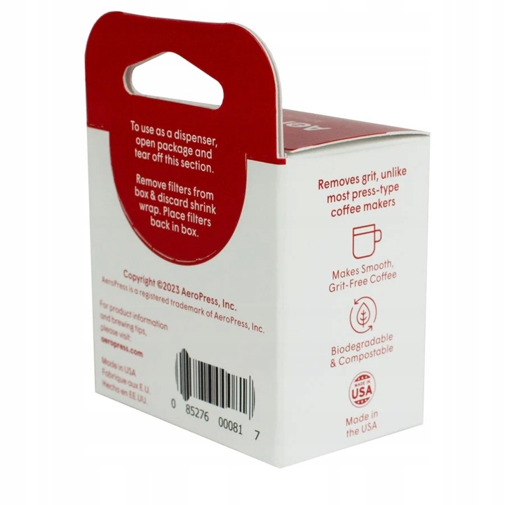 Oryginalne filtry papierowe 350szt do AeroPress i kawiarek