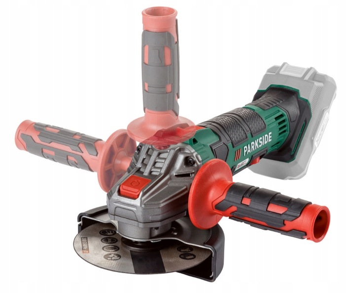Akumulatorowa szlifierka kątowa Parkside 20V PWSA