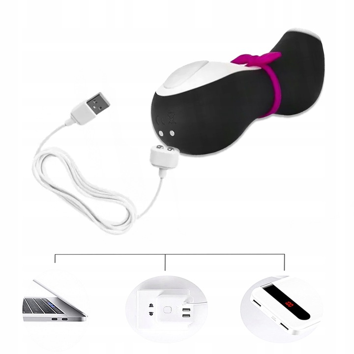 Wibrator damski PINGWINEK masażer dla kobiet do łechtaczki ORYGINALNY 100 %