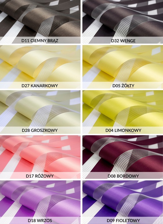 Roleta Dzień Noc na wymiar z napinaczem 72x150 cm