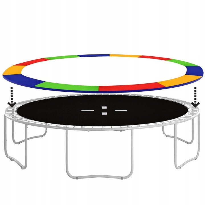 MOCNA OSŁONA SPRĘŻYN DO TRAMPOLINY 365-374 cm 12FT NA SPRĘŻYNY GRUBA MULTI