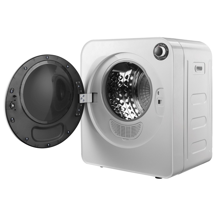 Suszarka bębnowa do ubrań mała 5 programów wsad 3kg 830W GreenBlue