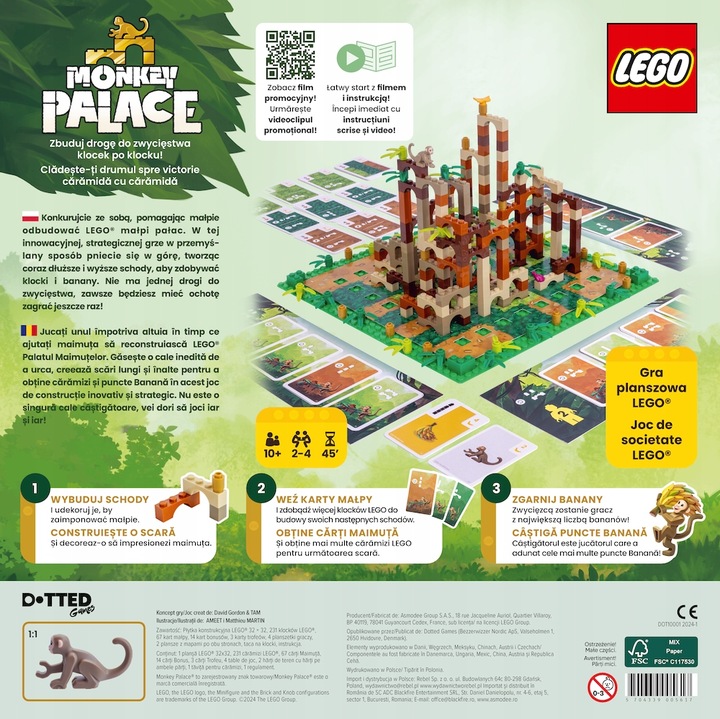 Gra planszowa Rebel LEGO Monkey Palace