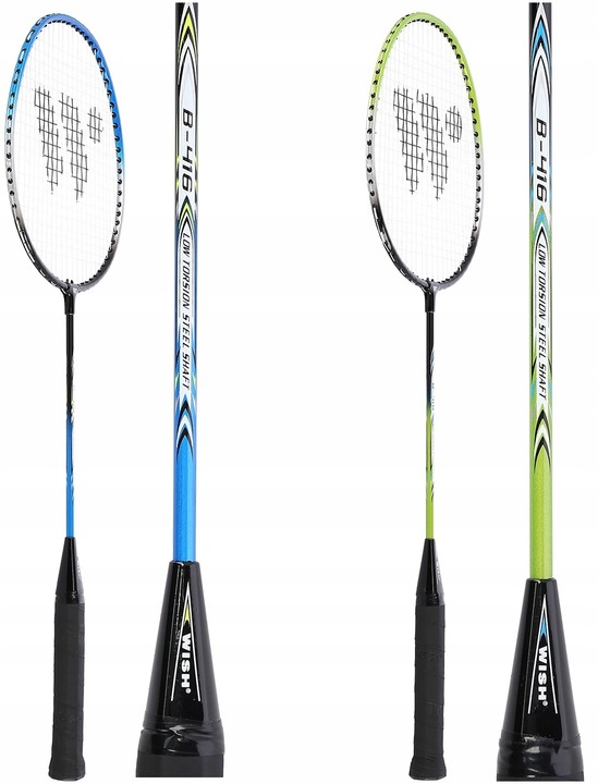 ZESTAW DO BADMINTONA WISH 4 x RAKIETKI , 6 x LOTKI ,TORBA