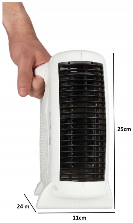 Termowentylator Grzejnik Farelka 2000W Termostat pionowy poziomy