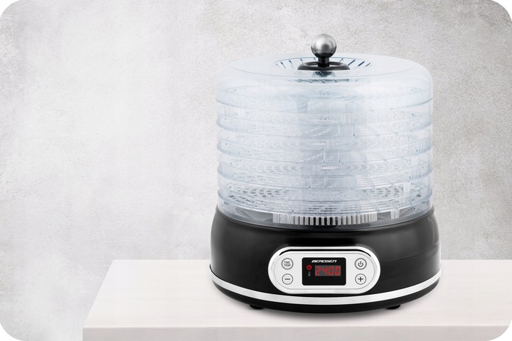 DUŻA Suszarka do grzybów spożywcza owoców warzyw 400W Temoobieg